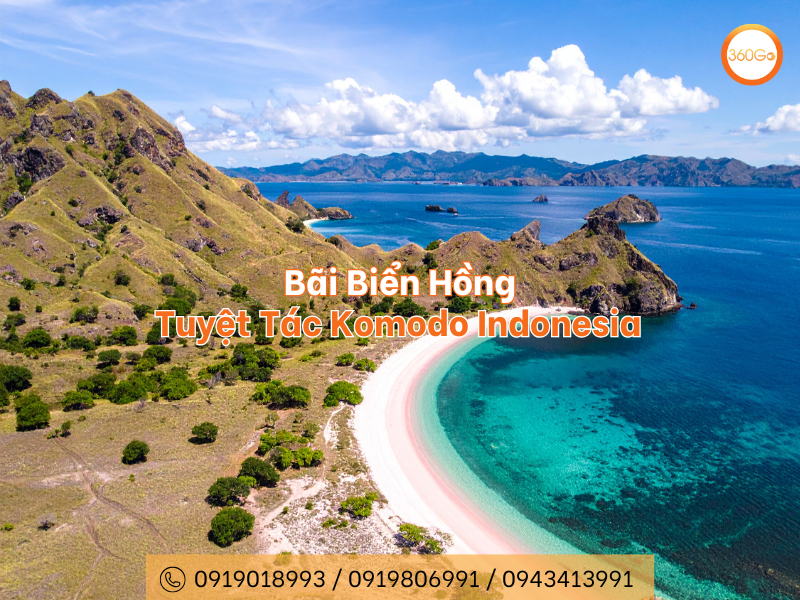 Bãi Biển Hồng - Tuyệt Tác Komodo Indonesia
