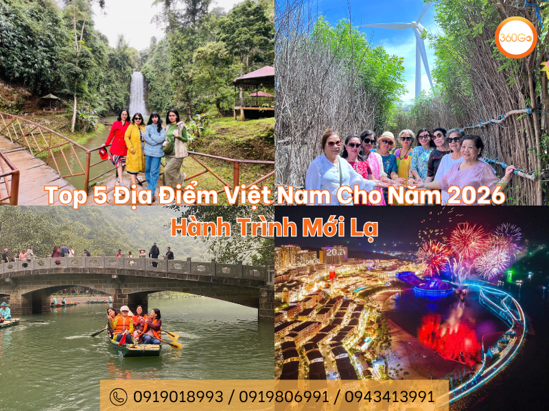 Top 5 Địa Điểm Việt Nam Cho Năm 2026 - Hành Trình Mới Lạ